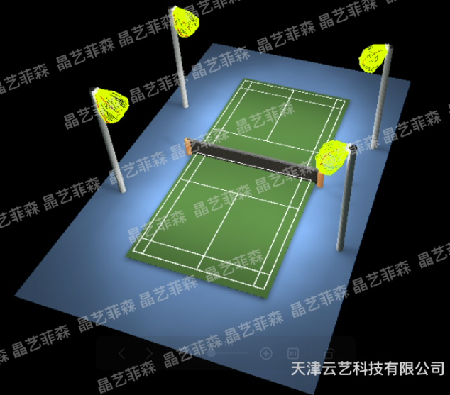 室外羽毛球場(chǎng)照明