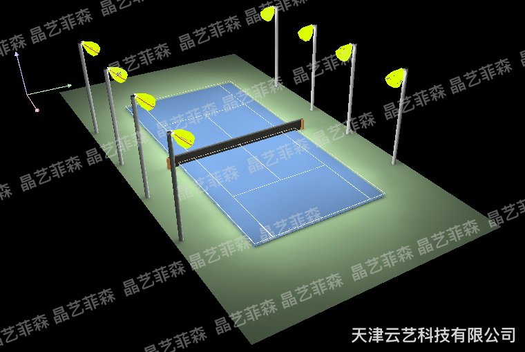 室外網(wǎng)球場(chǎng)照明